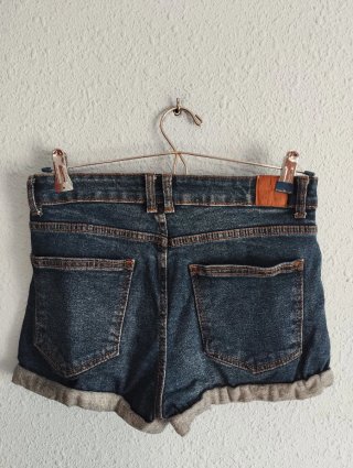 Shorts vaqueros desgastados