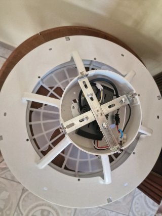 Ventilador techo con luz y mando ( 6 unidades)