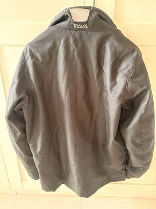 Chaqueta de moto negra talla L