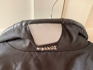 Chaqueta de moto negra talla L