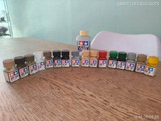 Pinturas Tamiya XF/X + Disolvente laquer Tamiya
