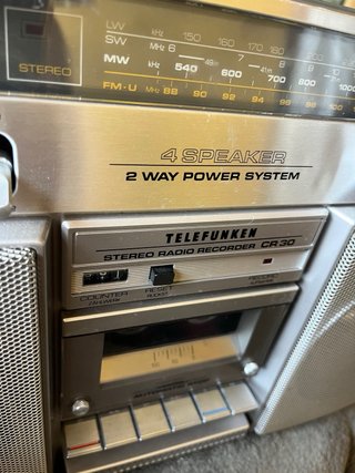 Radio grabadora Telefunken CR30