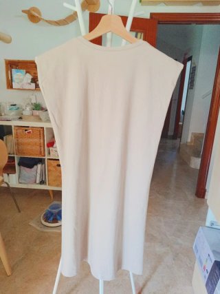 Vestido Sybilla beige talla M