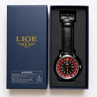 Reloj LIGE Negro y Rojo