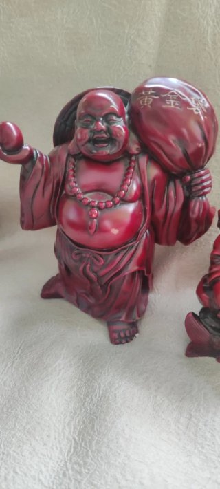 Lote 3 Budas de la Suerte (Hechos en Taiwán)