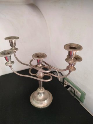 Candelabro 5 fuochi argento