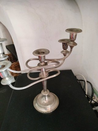 Candelabro 5 fuochi argento