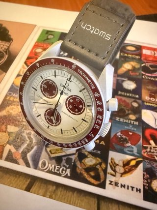 Omega x Swatch Speedmaster Moonwatch Misión Pluto.