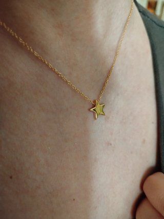 Collar con colgante de estrella
