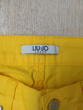 Pantaloni donna LIU·JO giallo brillante – taglia 28 / XS