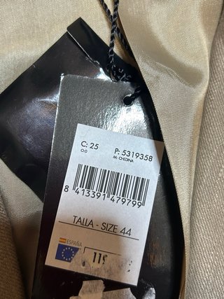 Camisa-chaqueta sin mangas Cortefiel Talla 44