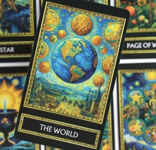 Nuovo mazzo di tarocchi Van Gogh 78 carte