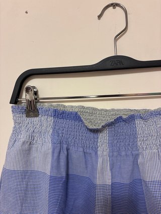 Pijama Massimo Dutti Mujer Azul y Blanco