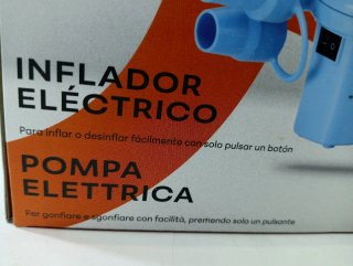 Lote Bomba Inflador Eléctrico y Boya Flotante