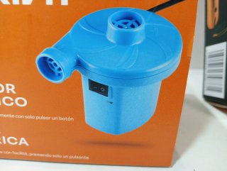 Lote Bomba Inflador Eléctrico y Boya Flotante