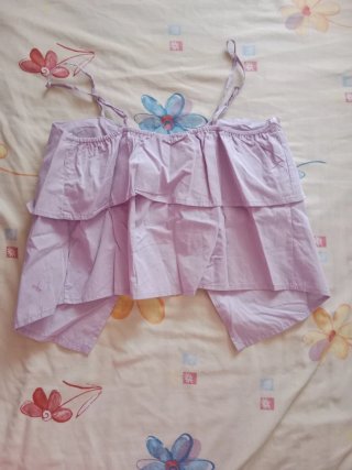 Blusa tirantes morada talla S