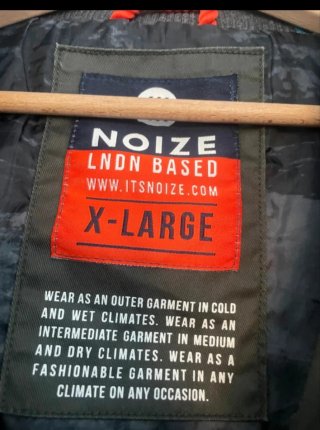 Chaqueta acolchada Noize verde militar Talla XL