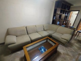 Mesa de centro madera y cristal
