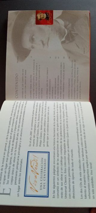 Libro-CD Verdi: Celebración Centenario