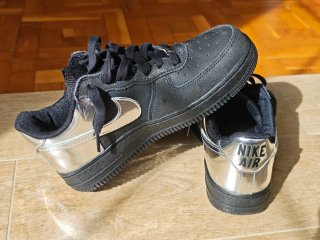 Nike Air Force 1 Low Retro All Star Negro/Plata
