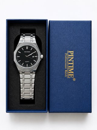 Reloj PINTIME Acero Inoxidable Negro