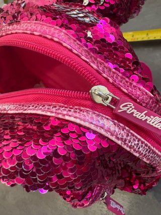 Zainetto Girabrilla Paillettes Fucsia