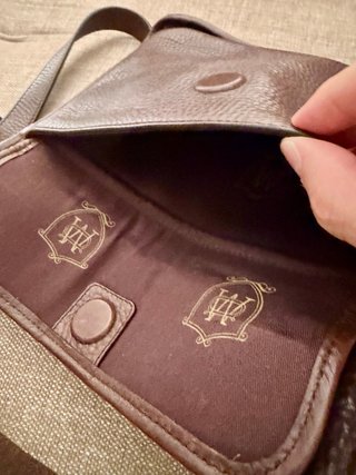 Bolso piel Massimo Duty marrón unisex