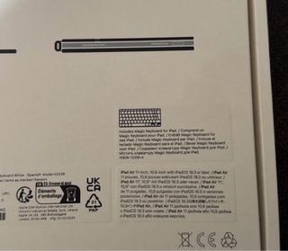 Magic Keyboard iPad Air 11 (M4) Español Blanco