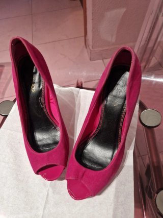 Zapatos de tacón Blanco Talla 38