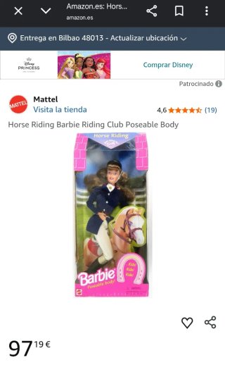 Barbie Vintage Farah Horse Riding Club 1997
