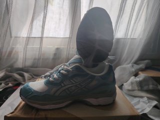 Zapatillas Asics Talla 39 Azul/Blanco