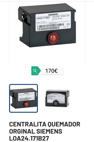 Centralina Bruciatore Siemens LOA24.171B2B