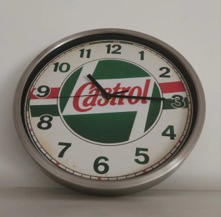 Relógio de Parede Castrol, retrô vintage