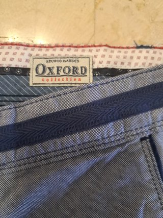Pantalón corto Oxford azul