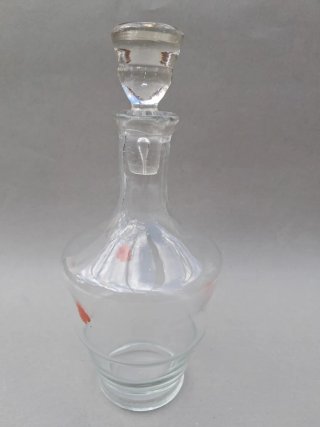 Antica bottiglia per liquori in vetro soffiato BLEA PORTONS