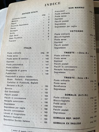 Bolaffi Catalogo Francobolli 1968
