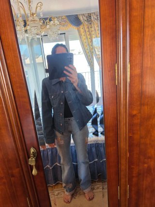 Cazadora vaquera MNG mujer talla L