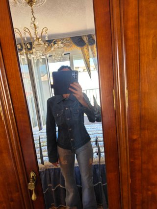 Cazadora vaquera MNG mujer talla L