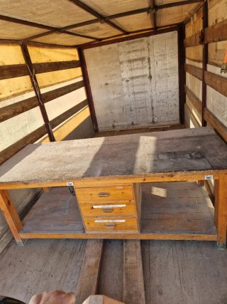 Mesa de trabajo madera 2.20 x 0.80
