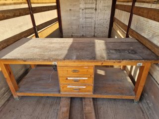 Mesa de trabajo madera 2.20 x 0.80