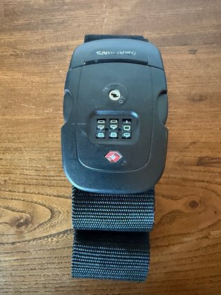 Cintura TSA Samsonite Nera per Valigie