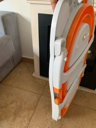 Bañera bebé Karibu plegable naranja