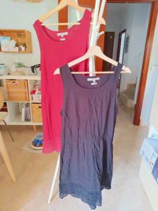 Lote 2 Vestidos Verano Basement Talla M