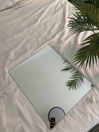 Espejo Ikea Metal y Cristal