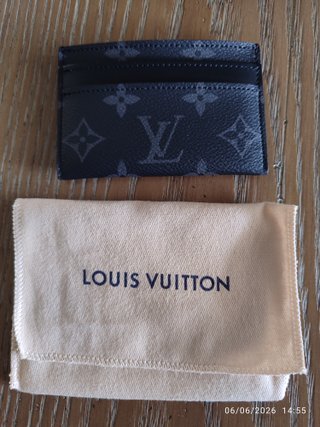 Portacarte Louis Vuitton Grigio Monogram