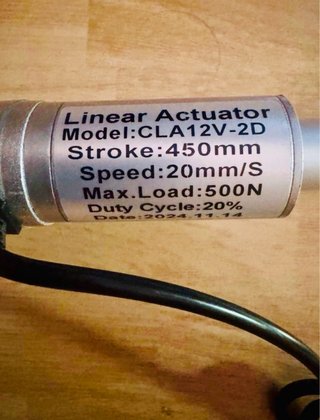 NUEVO! Actuador lineal electrico DC 12V a estrenar