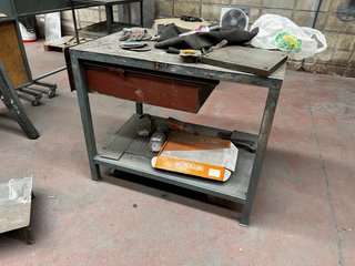 Pantalla separador de soldadura, mesa de trabajo