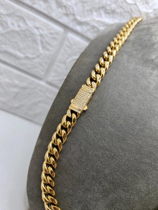 Conjunto Cubano Acero Chapado Oro