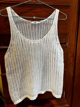 Top tirantes crochet Mango Talla XL pero L tmb