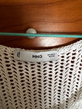 Top tirantes crochet Mango Talla XL pero L tmb